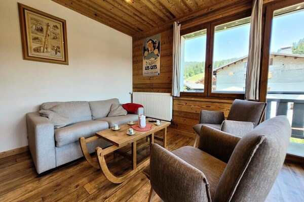 Sfeervol appartement in Résidence Beau Sejour, Les Gets - thumbnail 5