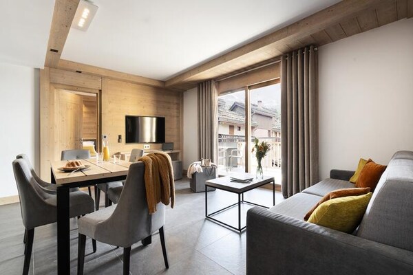 Luxe appartement in Résidence Akoya – 6 pers., wellness & 300m van de piste - thumbnail 4
