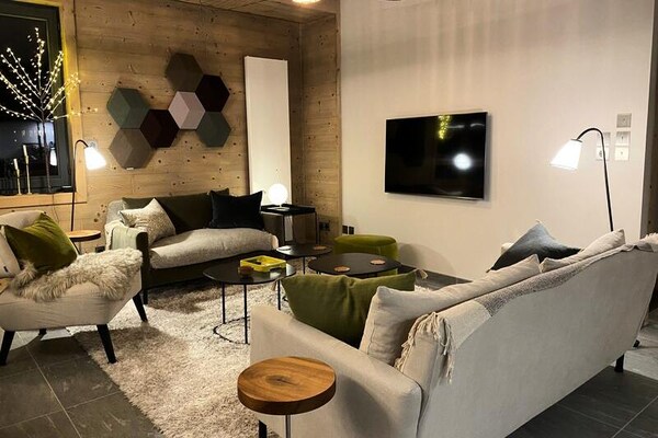 Luxe appartement 142m² direct aan de piste in Les Gets voor 8 personen - thumbnail 4