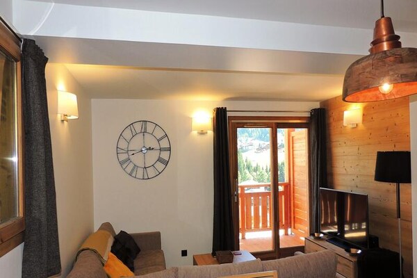 Luxe triplex appartement met panoramisch uitzicht op de pistes in Les Gets - thumbnail 5