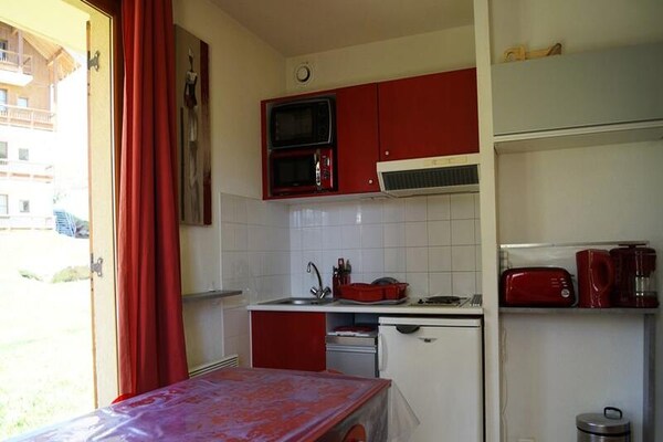 Knus appartement voor 4 personen aan de voet van de pistes in Saint Sorlin - thumbnail 4