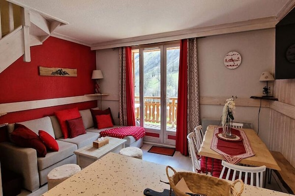 Panoramisch duplex appartement op het zuiden in Saint Sorlin d'Arves - thumbnail 2