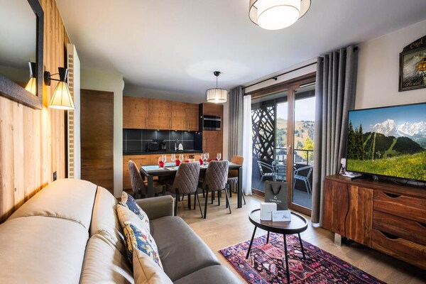 Alpenappartement Les Chalets des Cimes: ski-in/ski-out in Les Saisies - thumbnail 4