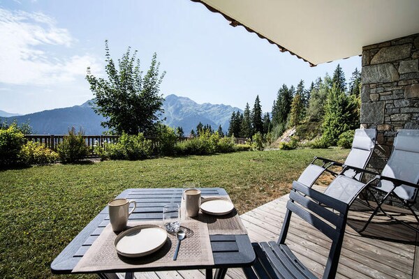 Appartement 6p in Villard-sur-Doron met uitzicht op de Mont Blanc - thumbnail 5