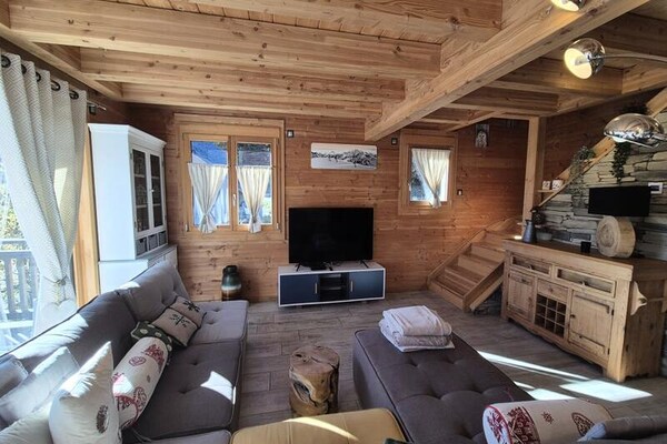 Chalet voor 10 personen met directe toegang tot de skipistes in La Féclaz - thumbnail 5