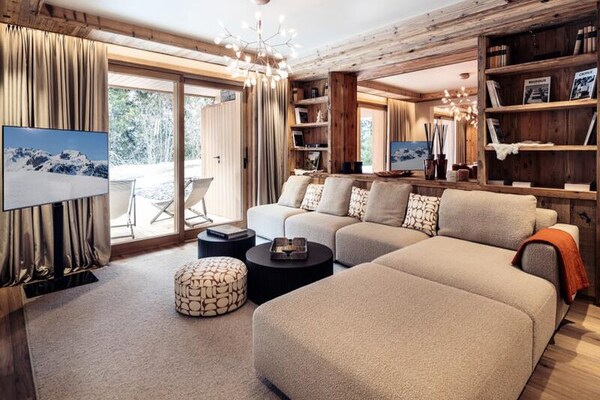 Luxe ski-in/ski-out appartement voor 8 personen in Méribel met zwembad - thumbnail 1