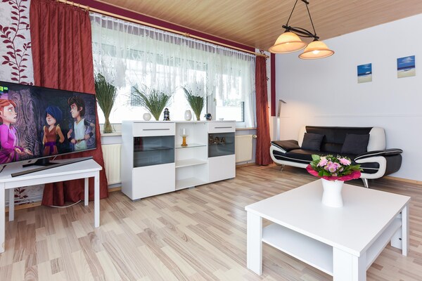 Licht appartement op de begane grond nabij strand en dijk in Bensersiel - thumbnail 2