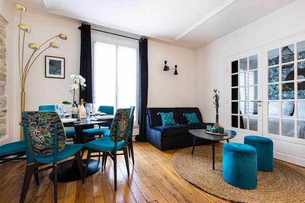 Licht appartement voor 6 in Nogent-sur-Marne, vlakbij Parijs - thumbnail 4