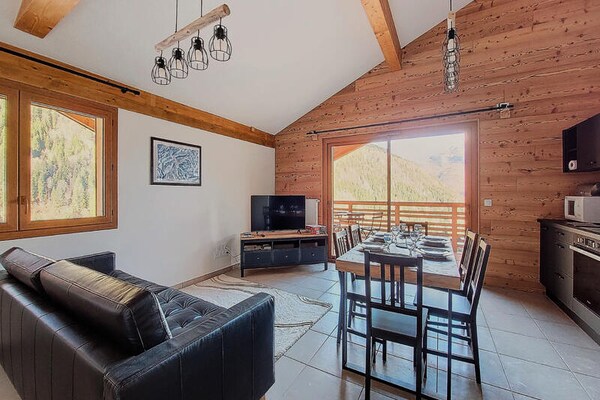 Prachtig appartement in Saint Jean d'Aulps met uitzicht, 8 personen - thumbnail 1