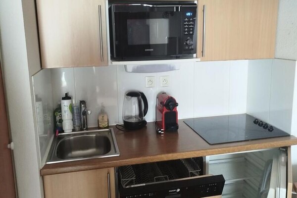 Appartement op 1049m met zwembad, vlakbij de pistes van La Mongie - thumbnail 4