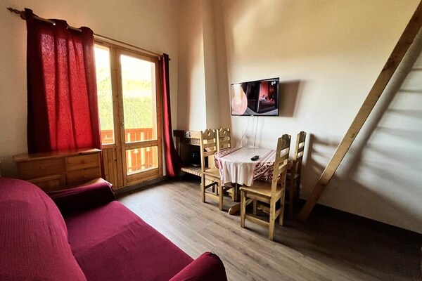 Appartement met panoramisch uitzicht op de pistes van Méribel Mottaret - thumbnail 1