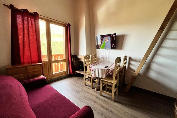 Appartement met panoramisch uitzicht op de pistes van Méribel Mottaret - thumbnail 6