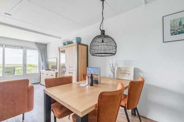 Land en zeezicht appartement Juliana 096 in bosrijke omgeving De Koog - thumbnail 6