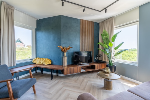 Sfeervol hoekappartement met zeezicht, 200m van het strand in De Koog - thumbnail 4