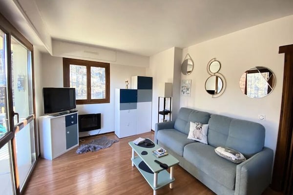 Appartement direct aan de piste in Valberg met panoramisch balkon - thumbnail 1