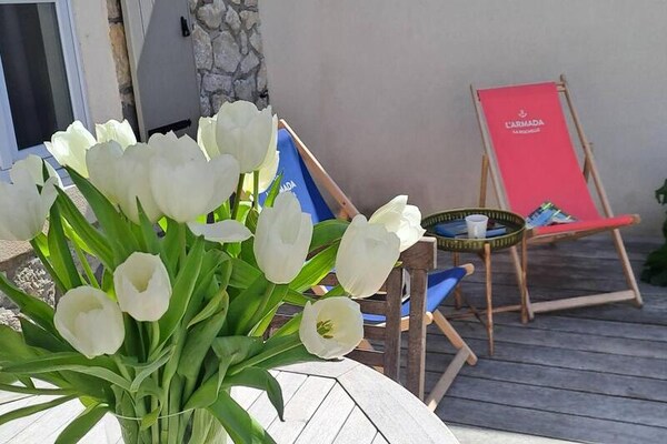 Licht appartement met tuin in La Rochelle, vlakbij haven en strand - thumbnail 5