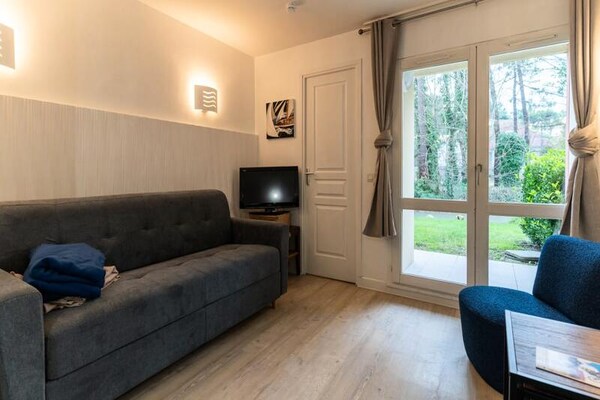 Luxe Tuinappartement voor 6 personen met zwembad en tennis in Le Touquet - thumbnail 2