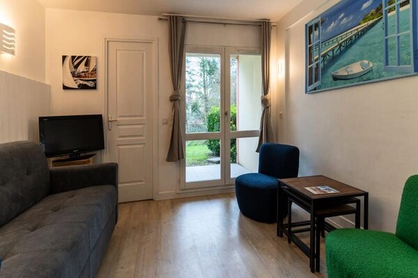 Luxe Tuinappartement voor 6 personen met zwembad en tennis in Le Touquet - thumbnail 3