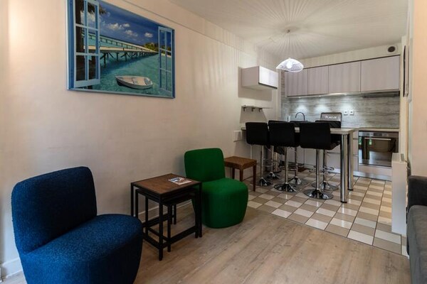 Luxe Tuinappartement voor 6 personen met zwembad en tennis in Le Touquet - thumbnail 4