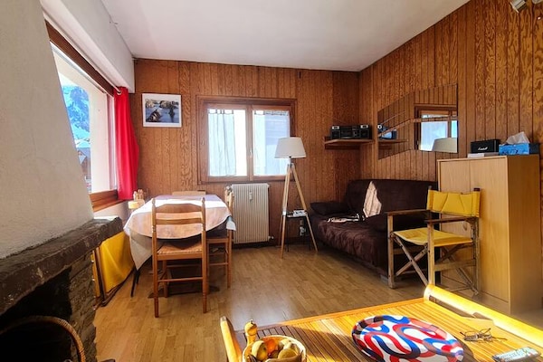 Résidence Le Dôme: 6-persoons appartement aan de piste in La Mongie - thumbnail 1
