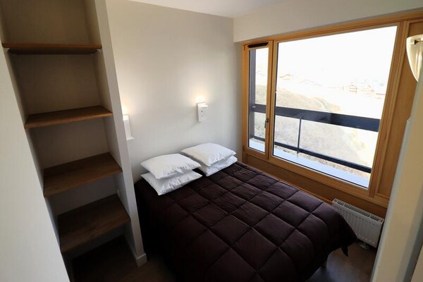 Appartement op de piste in Tignes le Lac met balkon en panoramisch uitzicht - thumbnail 6