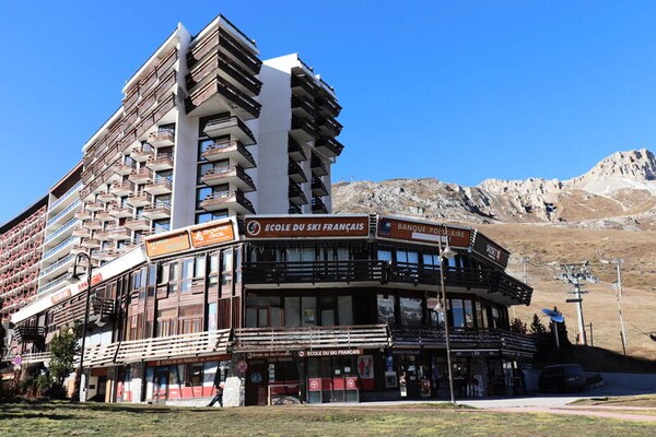 Studio met terras op het zuiden en ski-in/ski-out in Tignes Le Lac - thumbnail 2