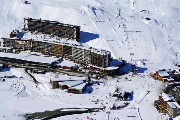 Studio met terras op het zuiden en ski-in/ski-out in Tignes Le Lac - thumbnail 3