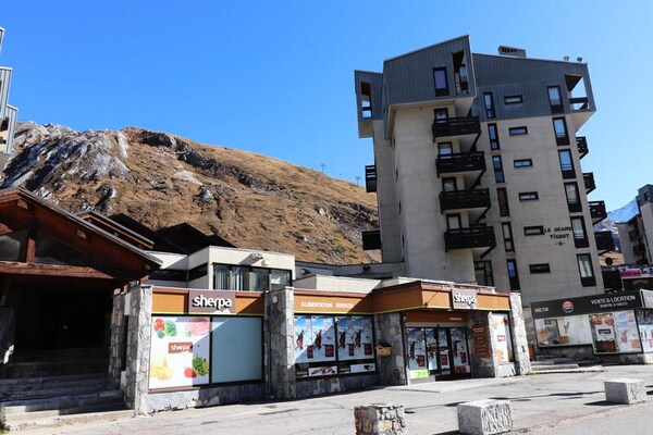 Zonnig studio-appartement in Tignes Val Claret, 100m van de piste - thumbnail 1