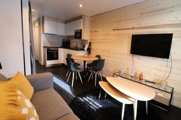 Zonnig studio-appartement in Tignes Val Claret, 100m van de piste - thumbnail 3
