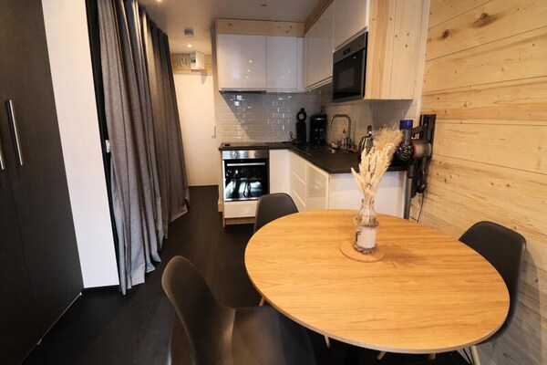 Zonnig studio-appartement in Tignes Val Claret, 100m van de piste - thumbnail 6