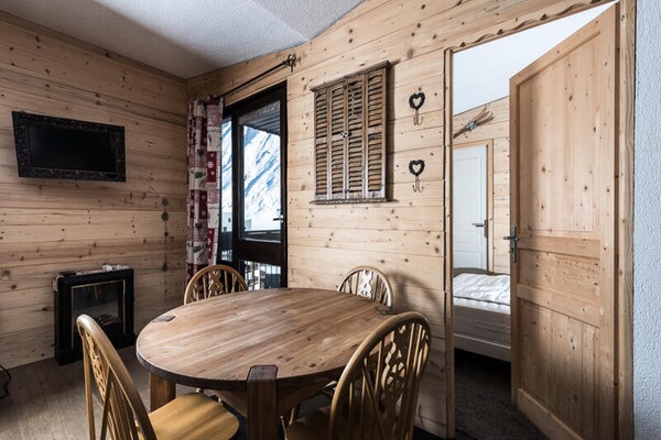 Knus appartement op 12e verdieping met panoramisch bergzicht in Tignes Val Claret - thumbnail 6