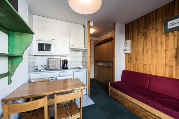 Knusse studio voor 4 personen midden in Tignes Val Claret, vlakbij de piste - thumbnail 4
