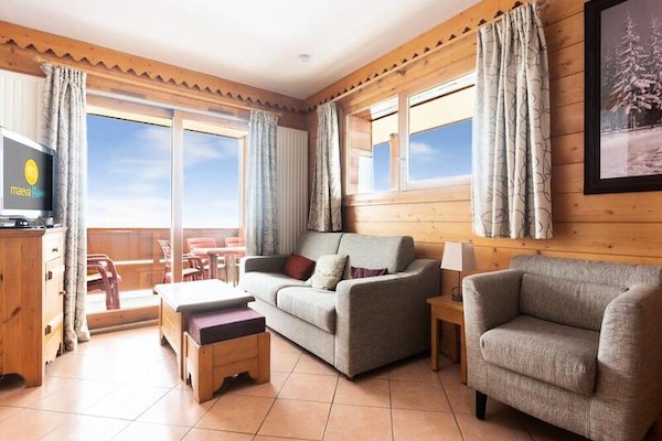 Appartement 6 pers. aan de piste in Aime La Plagne met zwembad - thumbnail 4
