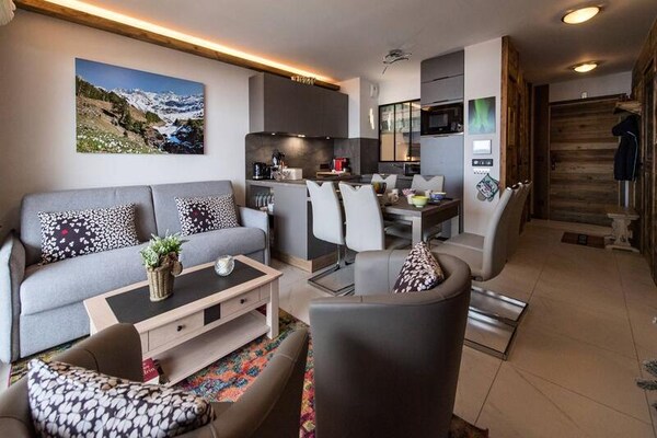 Appartement op 1950m aan de piste in Valmeinier voor 6 personen - thumbnail 3