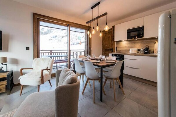 Appartement 6 pers. op 1950m met directe piste-toegang in Valmeinier - thumbnail 6