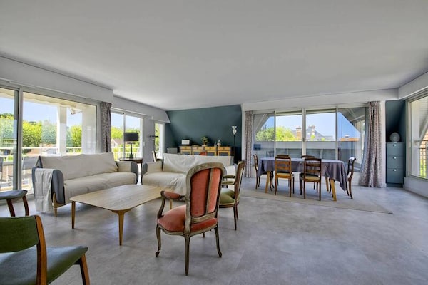 Luxe appartement met panoramisch zeezicht en privéstrand in Arcachon - thumbnail 4