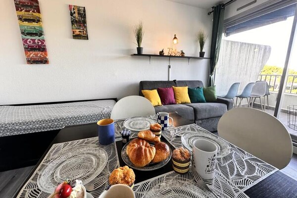 Studio Les Jardins du Port: strand, zwembad en comfort in Port Camargue - thumbnail 5