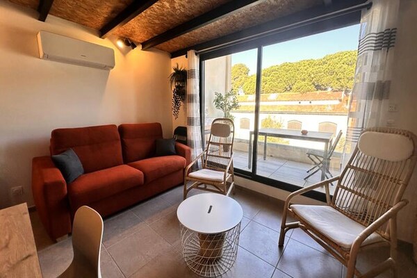 Appartement Le Refuge du Bord de Mer: 100m van strand in Le Grau du Roi - thumbnail 6