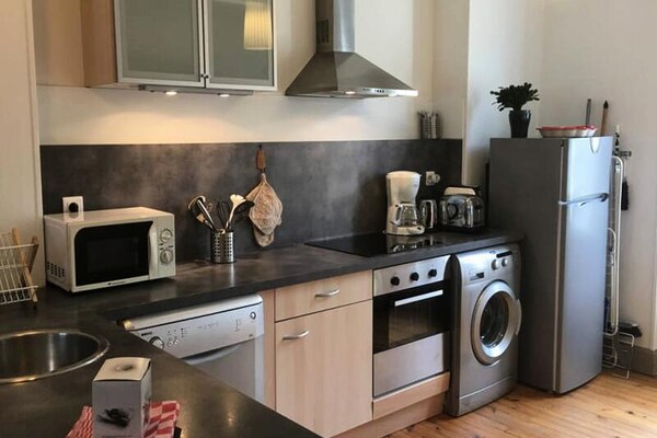 Bergappartement 6p met tuin, uitzicht op bergen en rivier in Mont-Dore - thumbnail 6