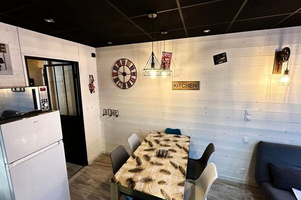 Knus appartement in La Bourboule, vlakbij thermen en skipistes - thumbnail 3