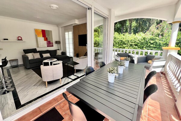 Licht appartement op 400 meter van het strand in Marbella met zwembad - thumbnail 1