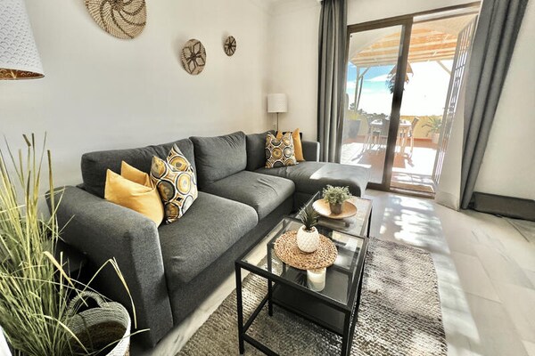Zonovergoten appartement met zeezicht op 400m van het strand in Mijas Costa - thumbnail 3