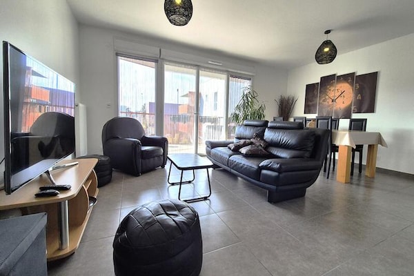 Modern 4-persoons appartement op 81m² nabij het meer van Aix-les-Bains - thumbnail 1