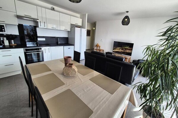Modern 4-persoons appartement op 81m² nabij het meer van Aix-les-Bains - thumbnail 2