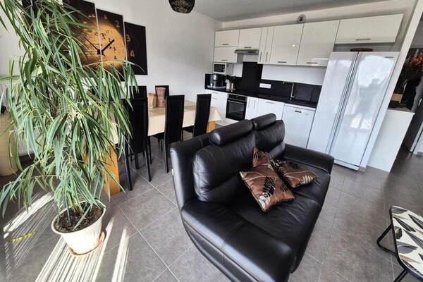 Modern 4-persoons appartement op 81m² nabij het meer van Aix-les-Bains - thumbnail 4