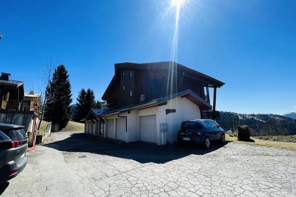 Duplex appartement op 100m van de piste met uitzicht op het Val d'Arly - thumbnail 3