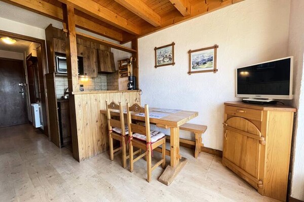 Duplex appartement op 100m van de piste met uitzicht op het Val d'Arly - thumbnail 6