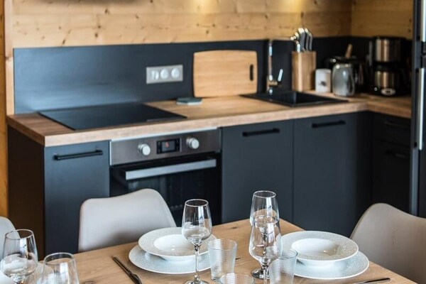 Ski-in, ski-out appartement voor 8 personen met panoramisch uitzicht in La Toussuire - thumbnail 4