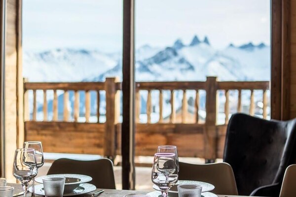Ski-in, ski-out appartement voor 8 personen met panoramisch uitzicht in La Toussuire - thumbnail 6