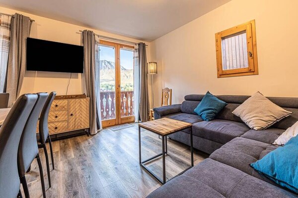 Ruim chalet voor 8 personen in Plagne Soleil met zonnig panoramisch uitzicht - thumbnail 4